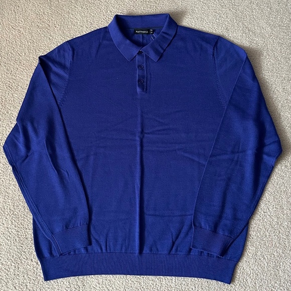 Paul Fredrick Other - Paul Fredrick Silk Cotton and Cashmere Polo